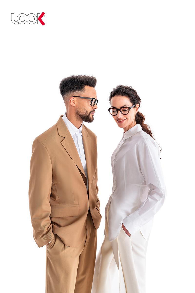 Mann und Frau mit LOOK Brillen